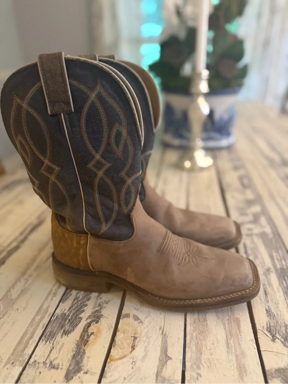 TONY LAMA MEN'S LANDGRAB WESTERN BOOTS